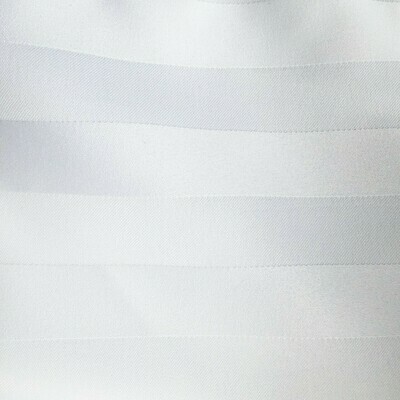 White Satin Stripe