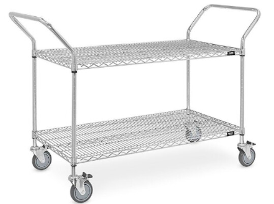 Heavy Duty Wire Cart 60&quot; x 24&quot; x 41&quot;