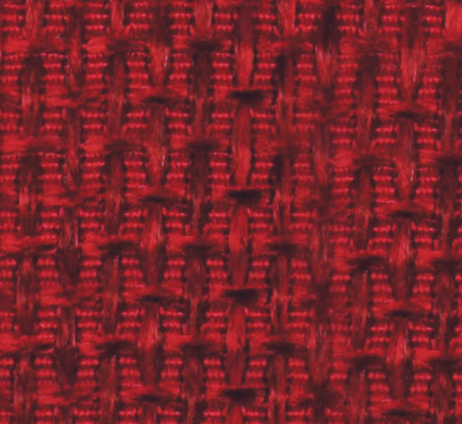 Red Basket Weave