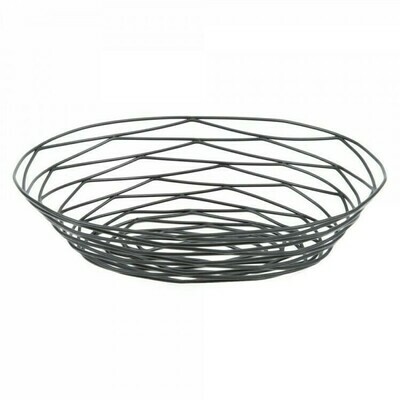 Wrought Iron Oval Bread Basket