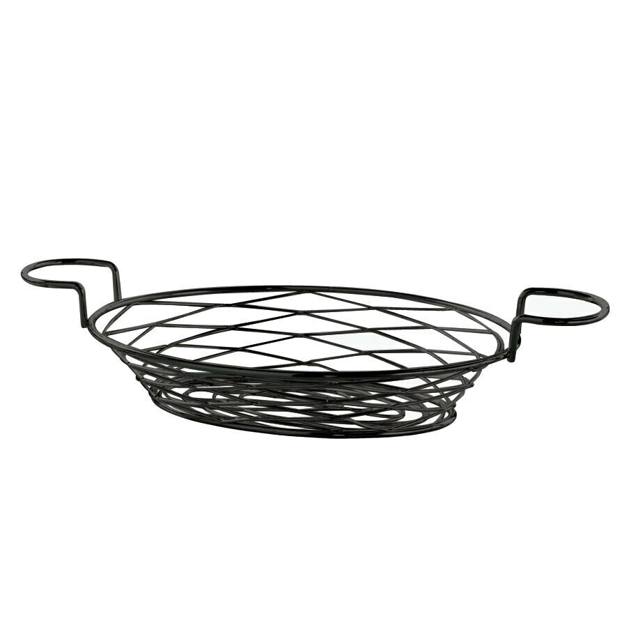 Wrought Iron Oval Basket