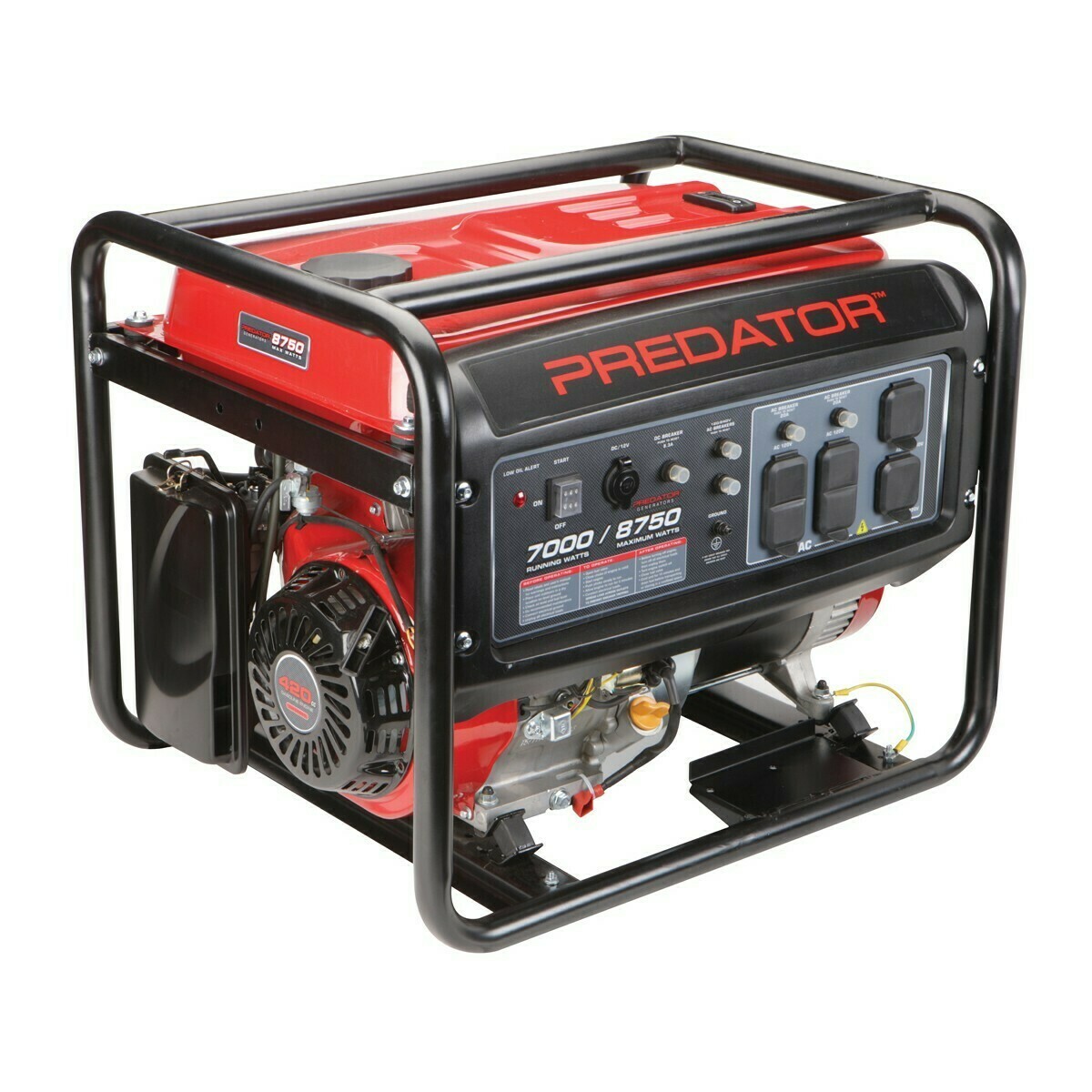 Generator 8,750 Peak Watts