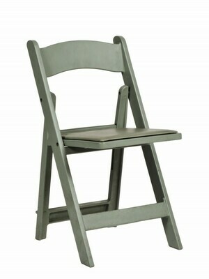 Folding Chair Resin Flint Grey