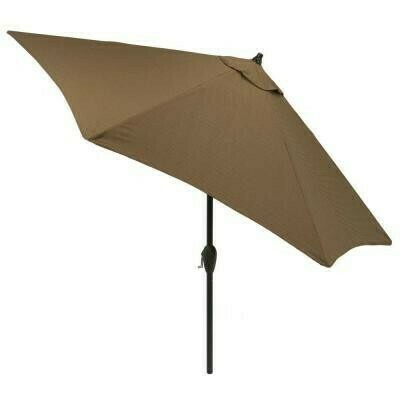 Market Khaki Umbrella 9&#39; Wide
