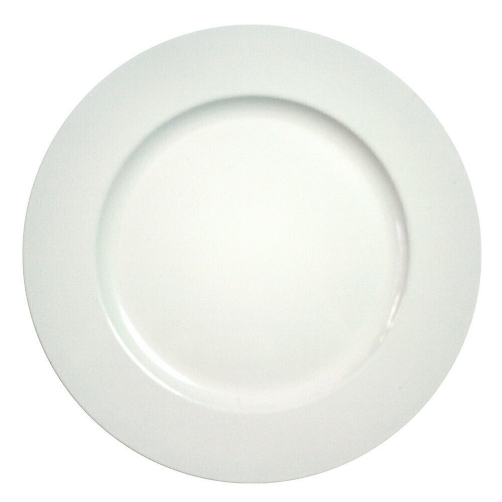 White Beaded Melamine Charger