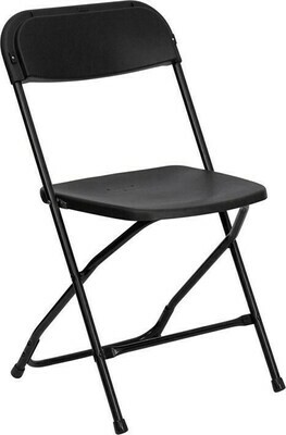 Folding Chair Metal Black