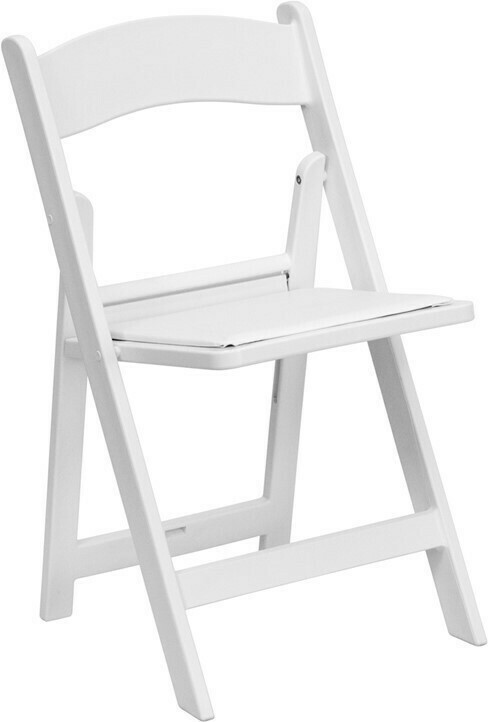Children&#39;s Folding Chair Resin White