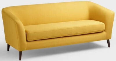 French Yellow Sofa