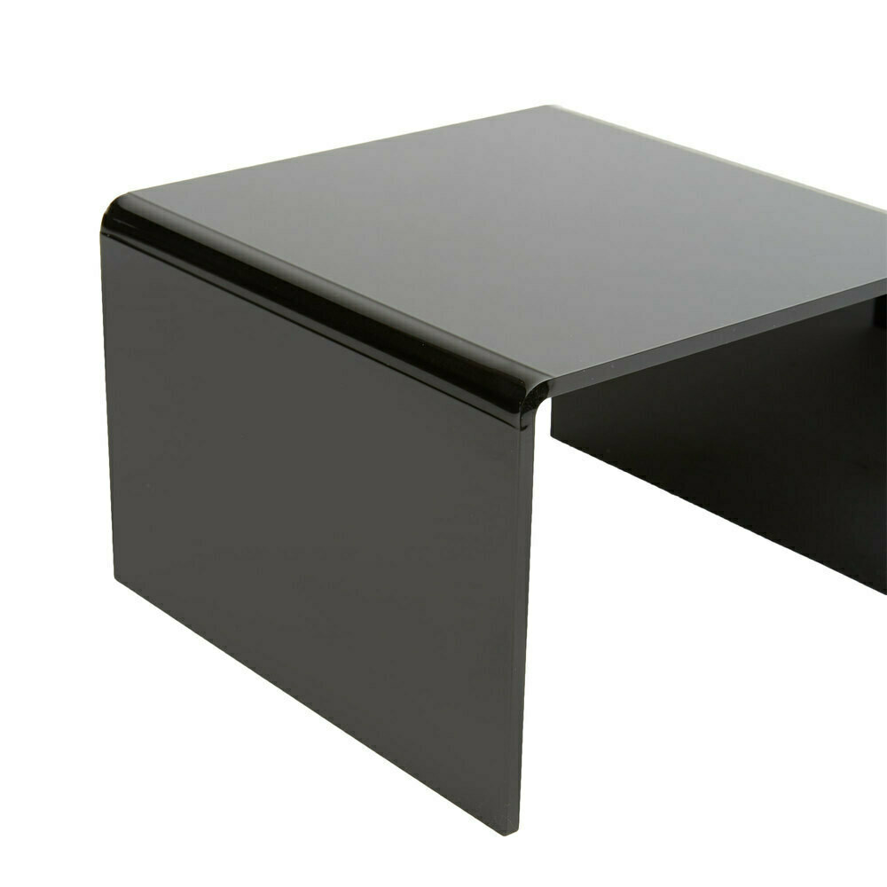 Black Acrylic Riser 6&quot; x 6&quot; x 4&quot; riser