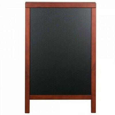 Mahogany A Frame Chalk Marker Board