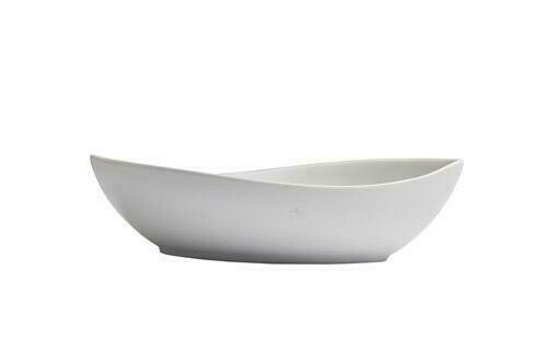 Porcelain Canoe Bowl 7&quot; x 14&quot; - 45 Oz.