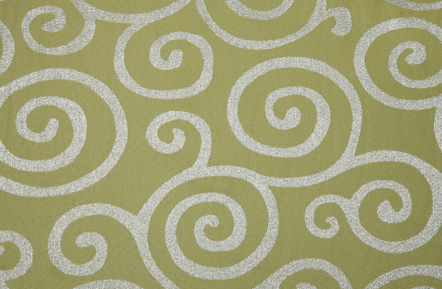 Lime Metallic Scroll