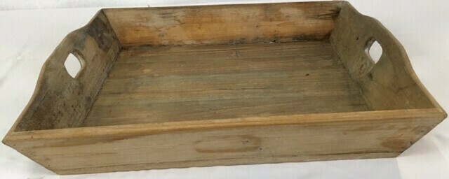 Antique Wooden Tray - 21&quot; W x 20&quot; H​