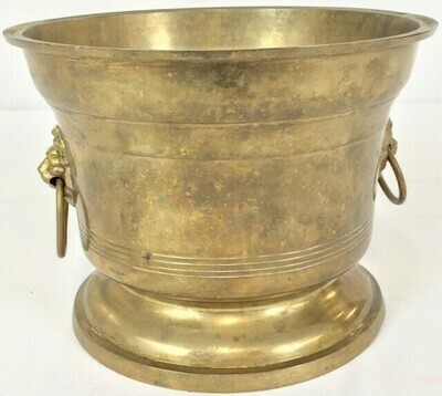 Antique Metal Bucket - 9&quot; W x 7&quot; H