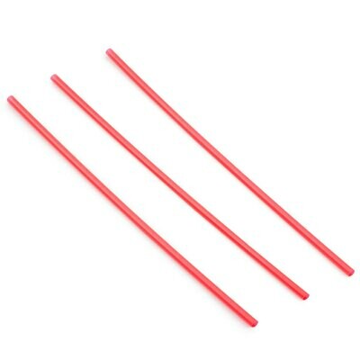 Bar Straw Red - Pack of 100