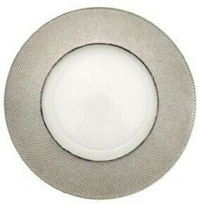 Diamond Platinum Glass Charger