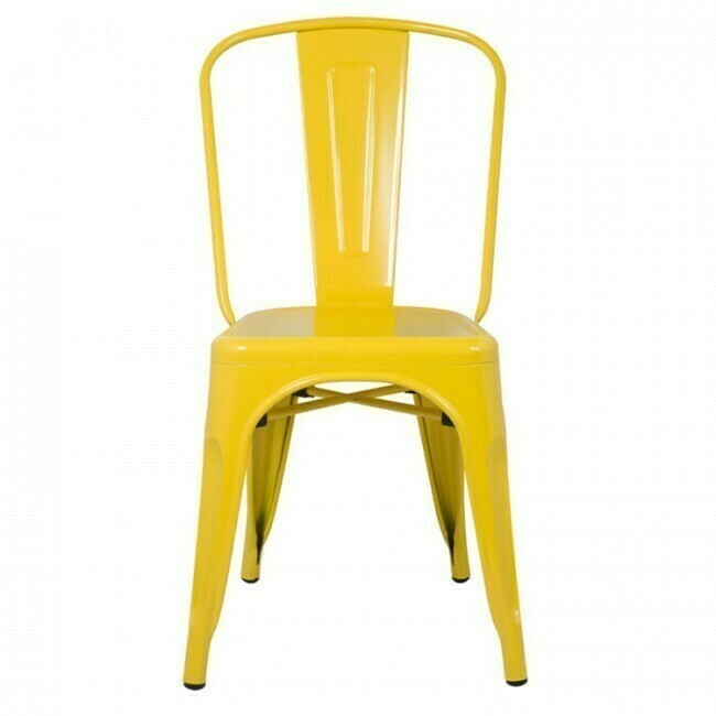 Tolix Yellow Bistro