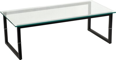 Glass Coffee Table Black Frame