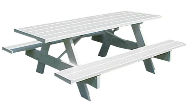 Picnic Table White 8&#39;