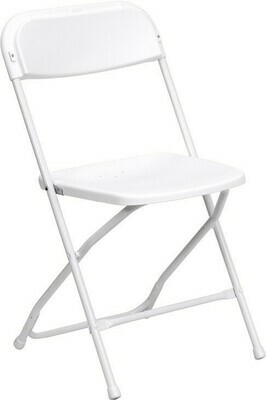 Folding Chair Metal White