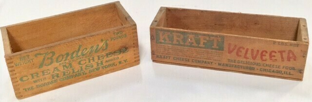 Antique Cheese Boxes