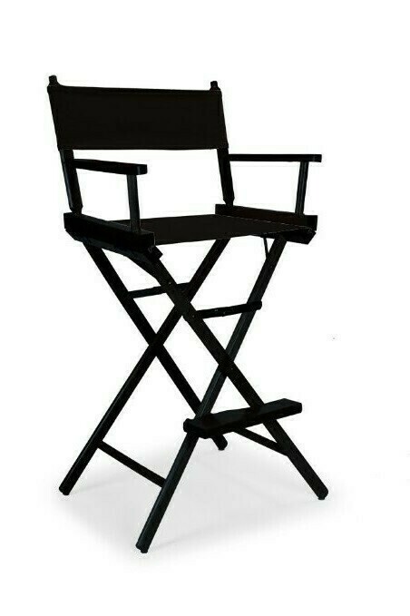 Black Directors Chair Tall