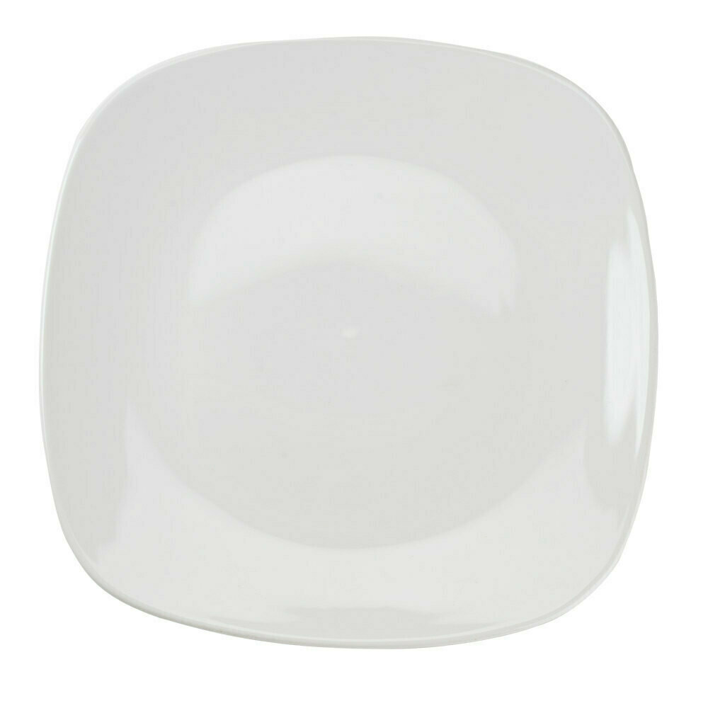 White Fusion Dinner Plate 10&quot; - Pack of 10