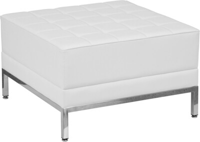 White SoHo Ottoman