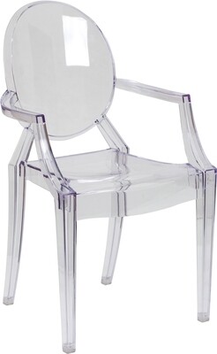 Ghost Chair Clear With Arms
