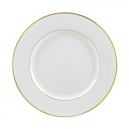 Gold Band Salad / Dessert Plate 7.5&quot; - Pack of 10
