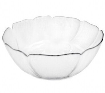 Glass Fleur Bowl 12&quot;