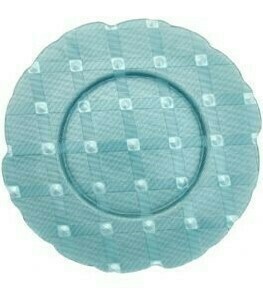 Tiffany Plaid Glass Charger