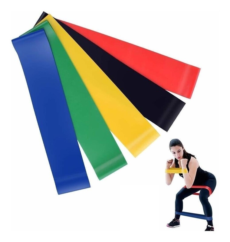 Bandas de silicona 5 unidades varias resistencias