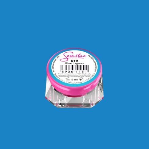 019 UV GEL COLOR SEMILAC BLUE LAGOON 5ML