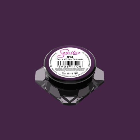 014 UV GEL COLOR SEMILAC DARK VIOLET DREAMS 5ML