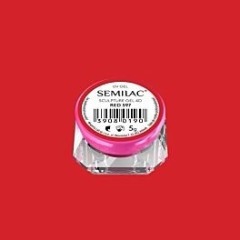 597 SEMILAC SCULPTURE GEL 4D RED 5 G