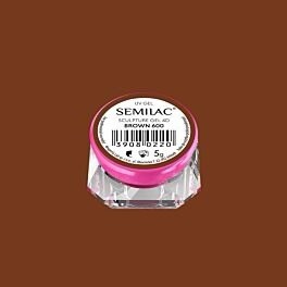 600 SEMILAC SCULPTURE GEL 4D BROWN 5 G