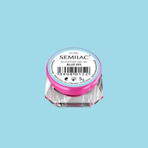 593 SEMILAC SCULPTURE GEL 4D BLUE 5 G