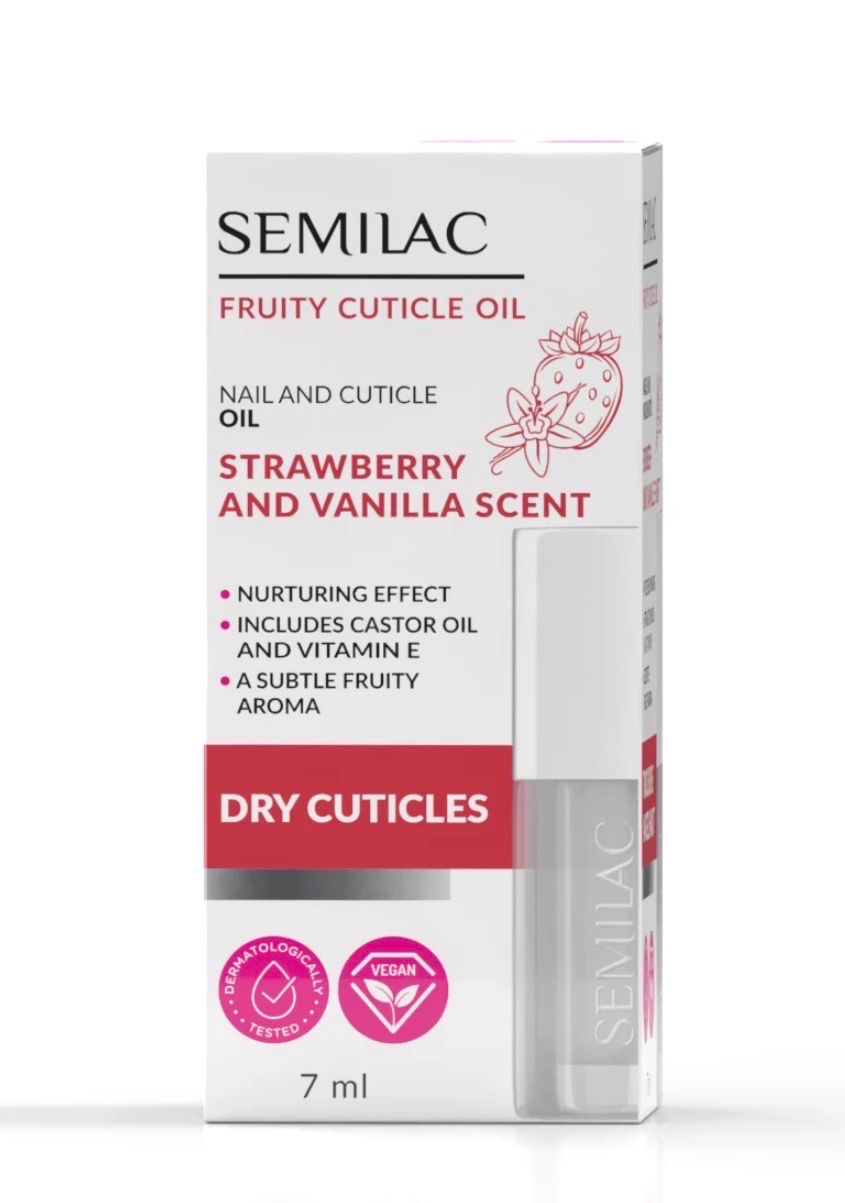 Olio per unghie Fragola&amp;Vaniglia 7ml