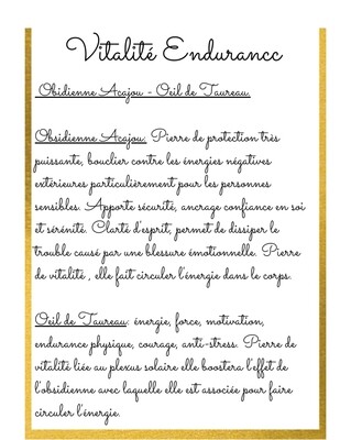 Synergie Endurance et Vitalité