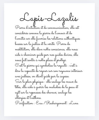 Duo Lapis Lazuli - Chakra 3 eme oeil