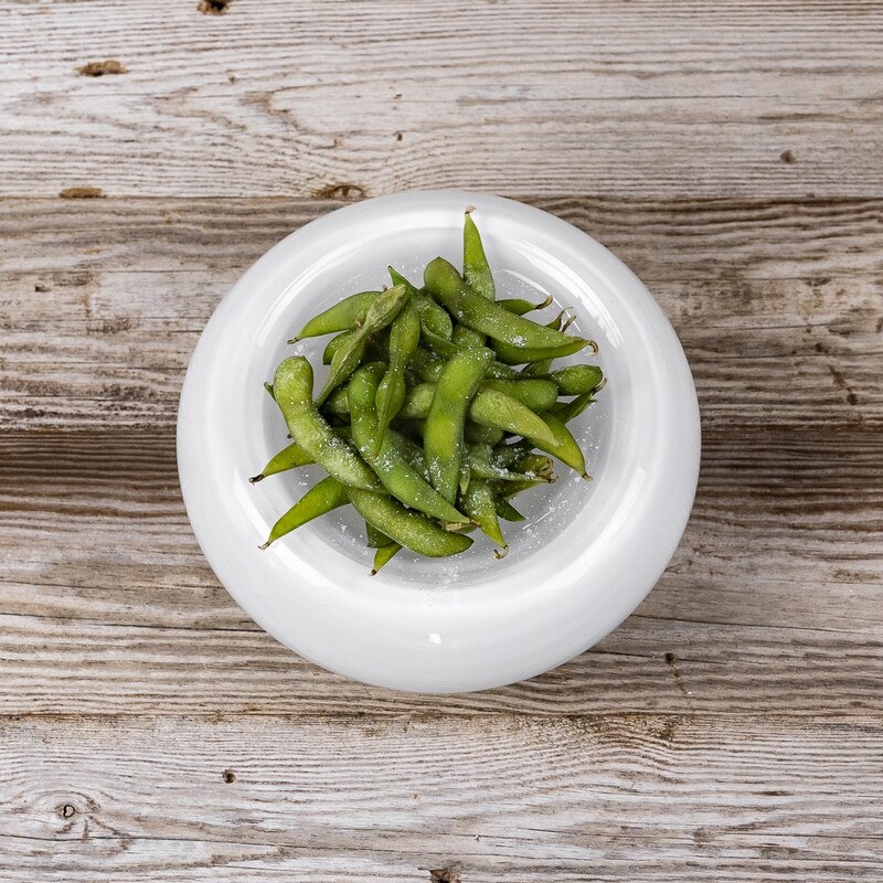 Edamame beans with salt