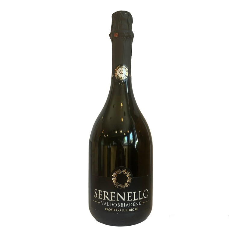 Serenello Prosecco DOCG Valdabbiadene Extra Dry Superiore 11% 0.75L, Italy