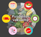 Pusdienu piedāvājums vakuumā