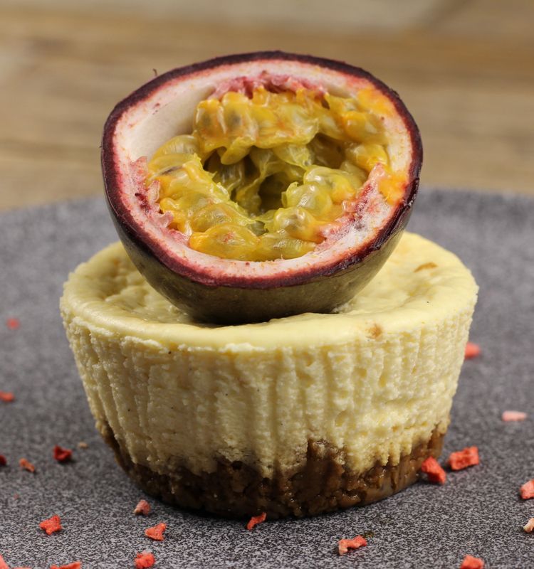 Passion fruit cheese cake