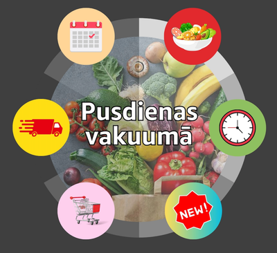 Pusdienu piedāvājums vakuumā