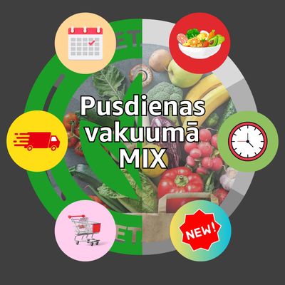Pusdienu piedāvājums vakuumā MIX