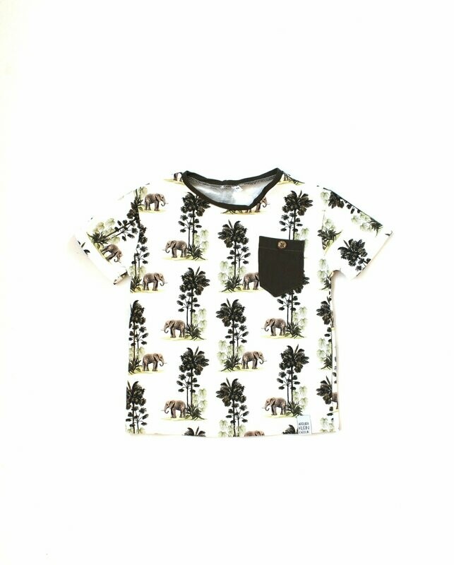 T-shirt met borstzakje