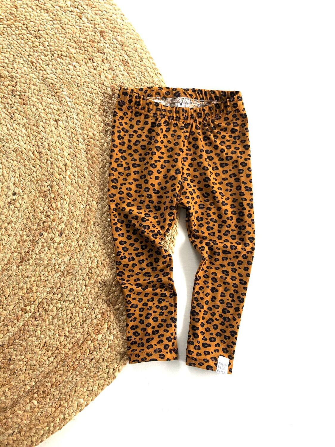 Legging leopard bruin maat 86