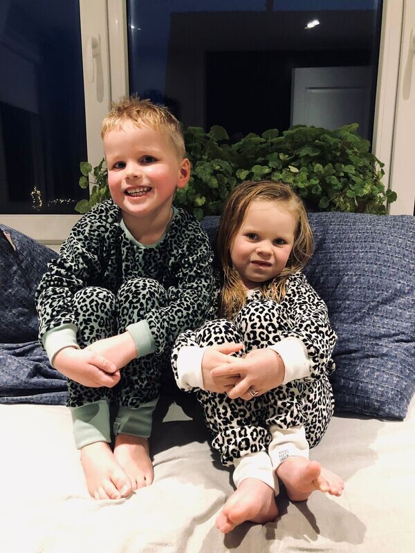 Zachte velours pyjama